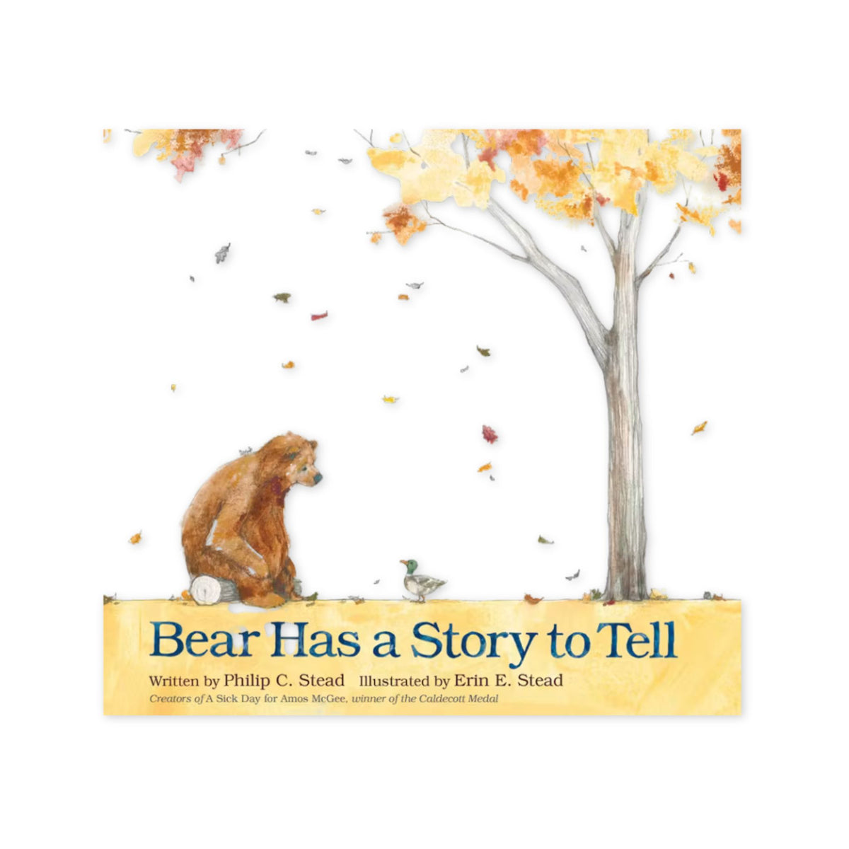 Bear Has a Story to Tell hardcover picture book by Philip C. Stead, MADE Jackson Hole, Wyoming