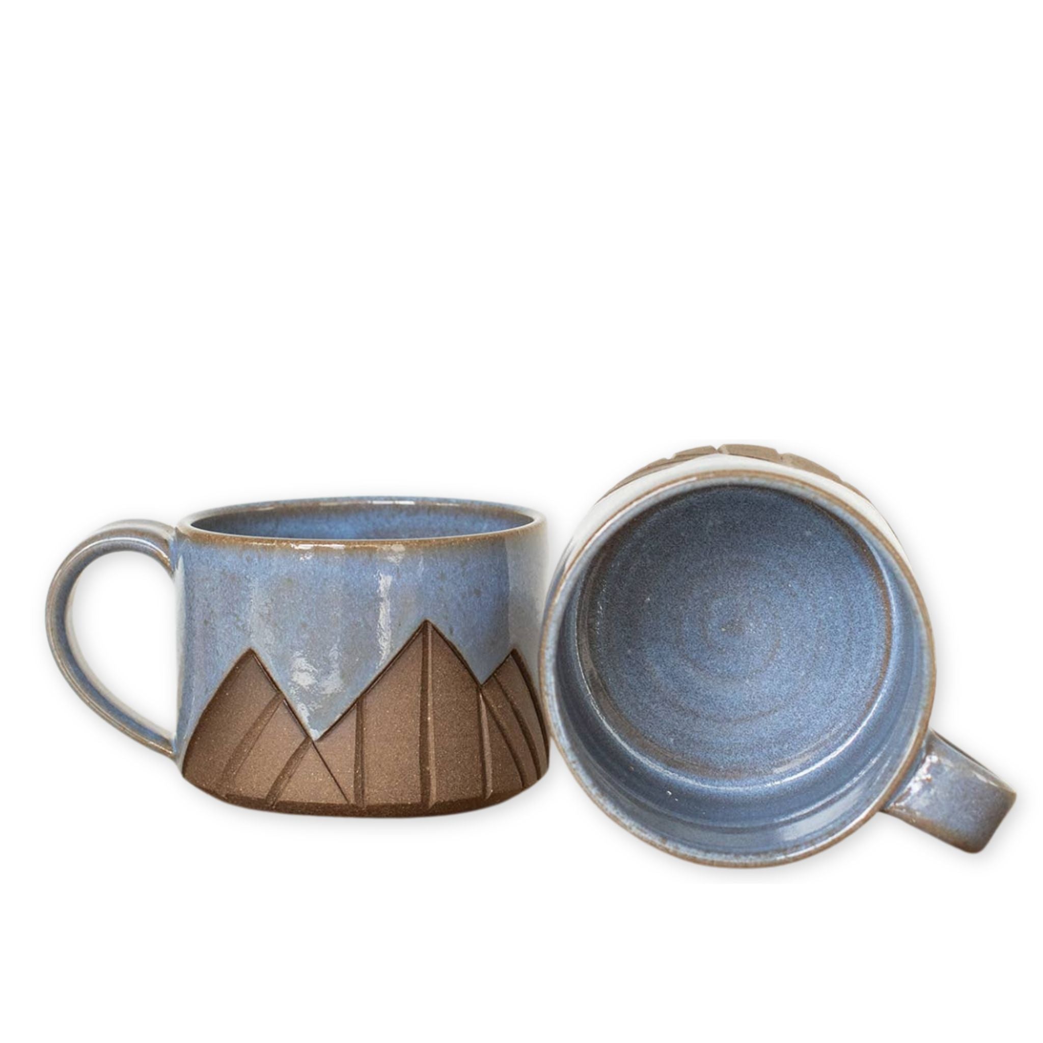 Mountain Mug on Brown