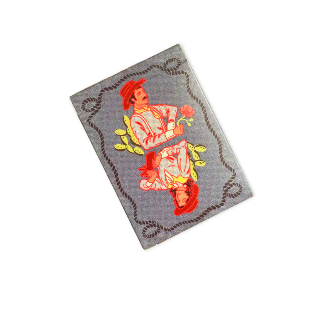 These western style playing cards, each and every one, was designed by a real human without any use of AI. No robots, no aliens, just Caroline Clark. From the ground up, she designed every single aspect of each character and face. You're invited into a whole new world within the Long Lost Studio universe, my friend!