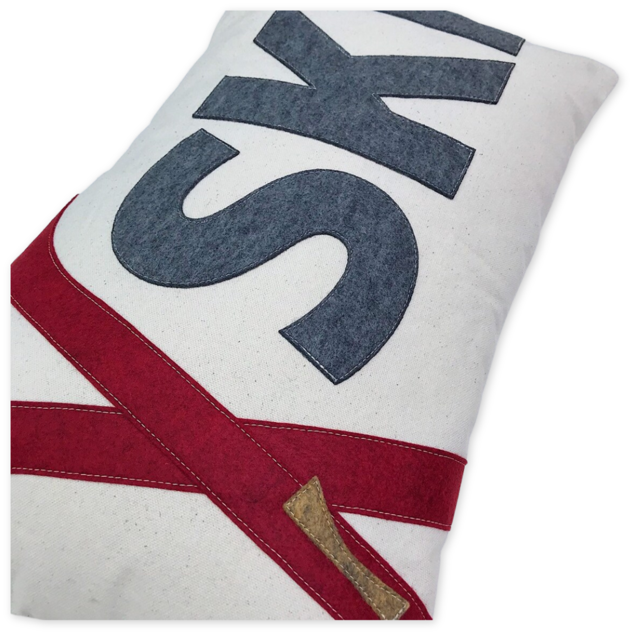 Crossed Skis Pillow