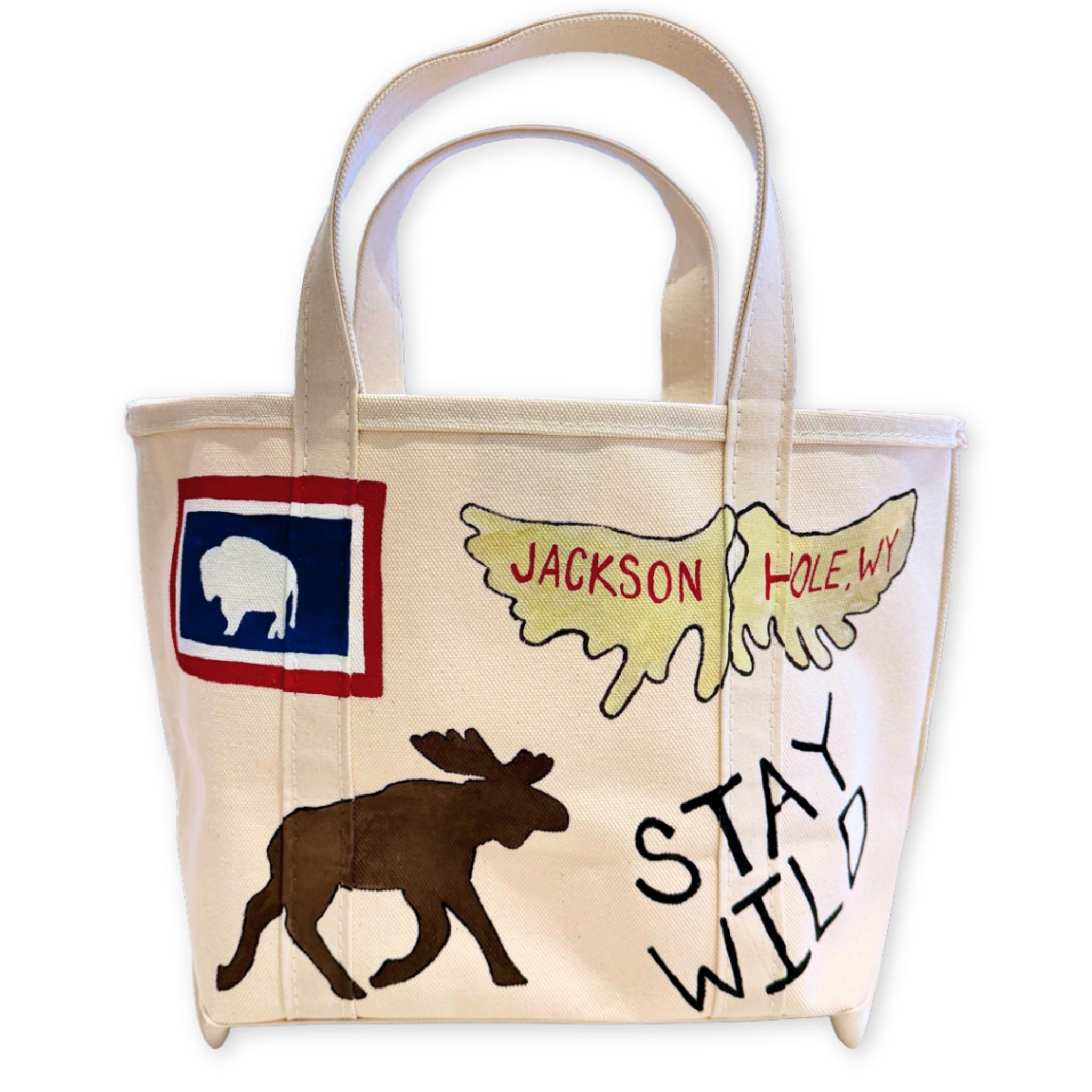 Jackson Hole Custom Painted Tote