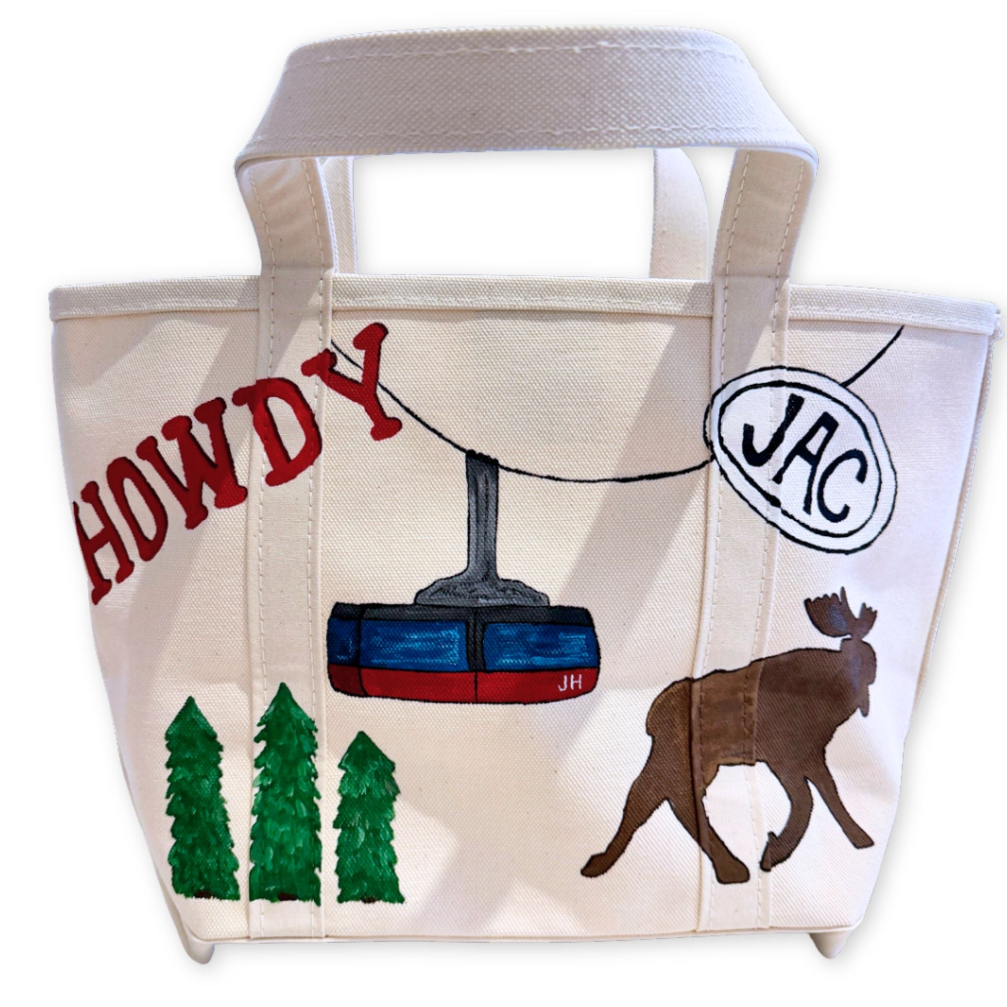 Jackson Hole Custom Painted Tote