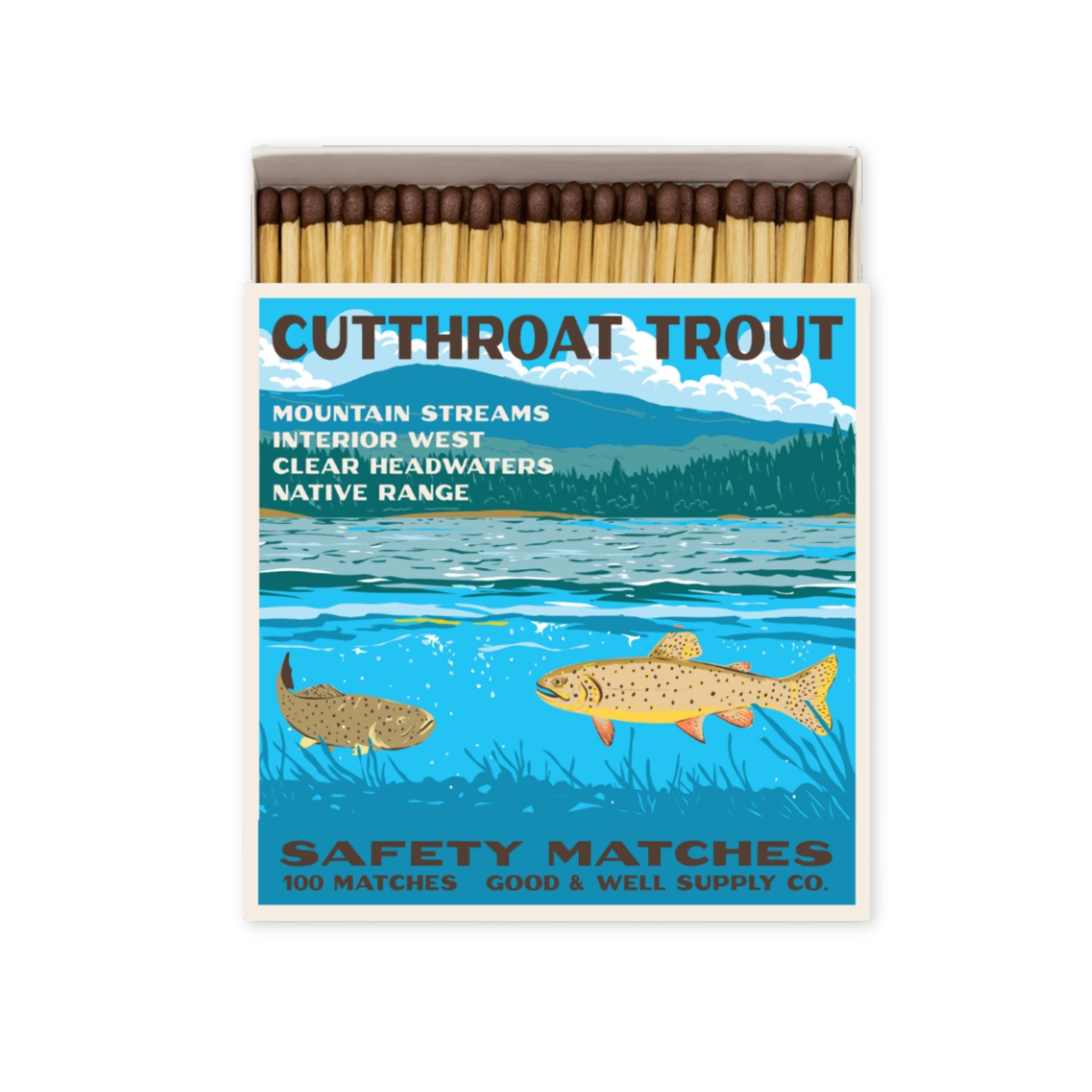 Cutthroat Trout Safety Matches