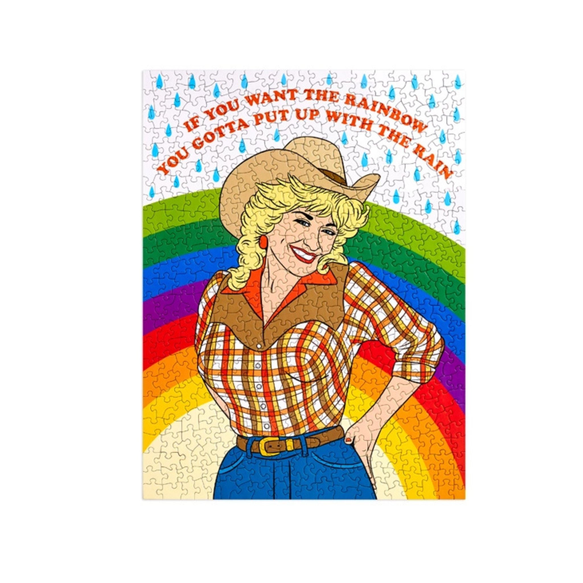 Dolly Cowgirl Rainbow Puzzle