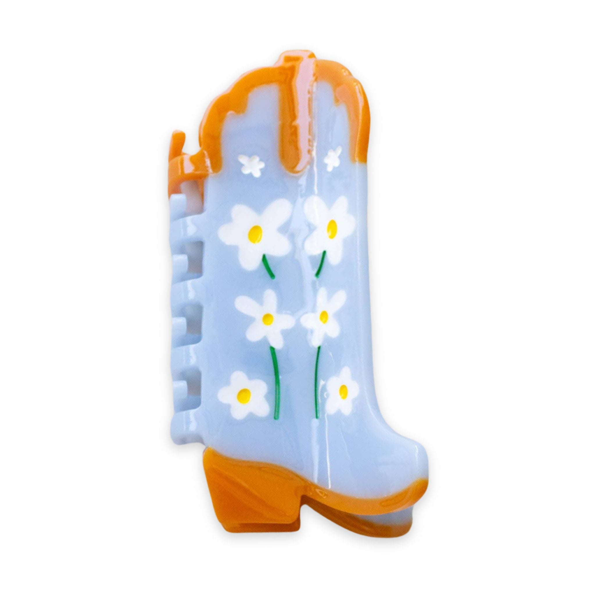 Daisy Cowboy Boot Hair Clip