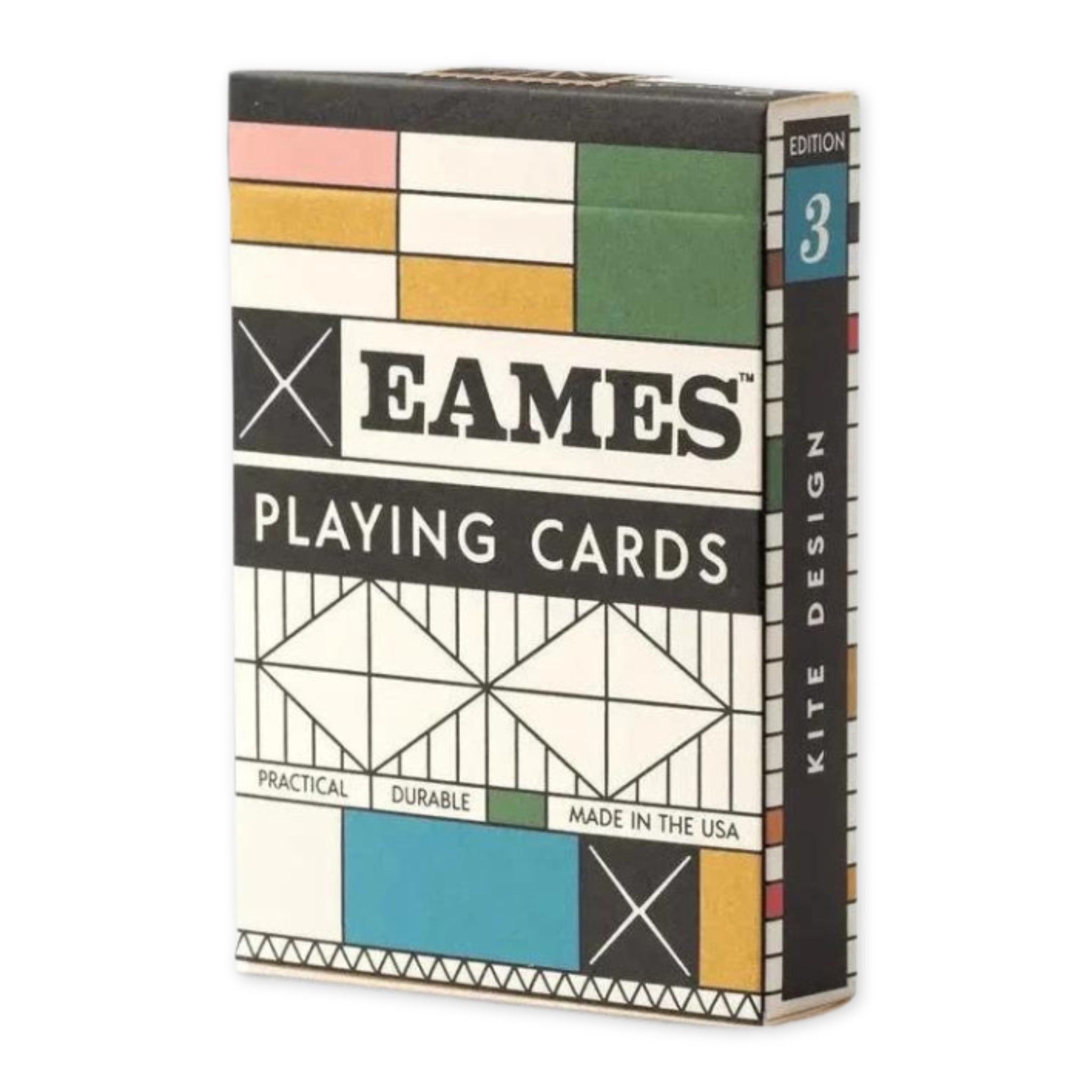 standard deck of playing cards featuring designs inspired by ray and charles eames