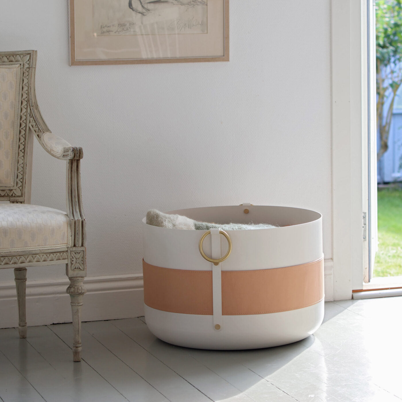 Fireplace Basket XL - Blanc