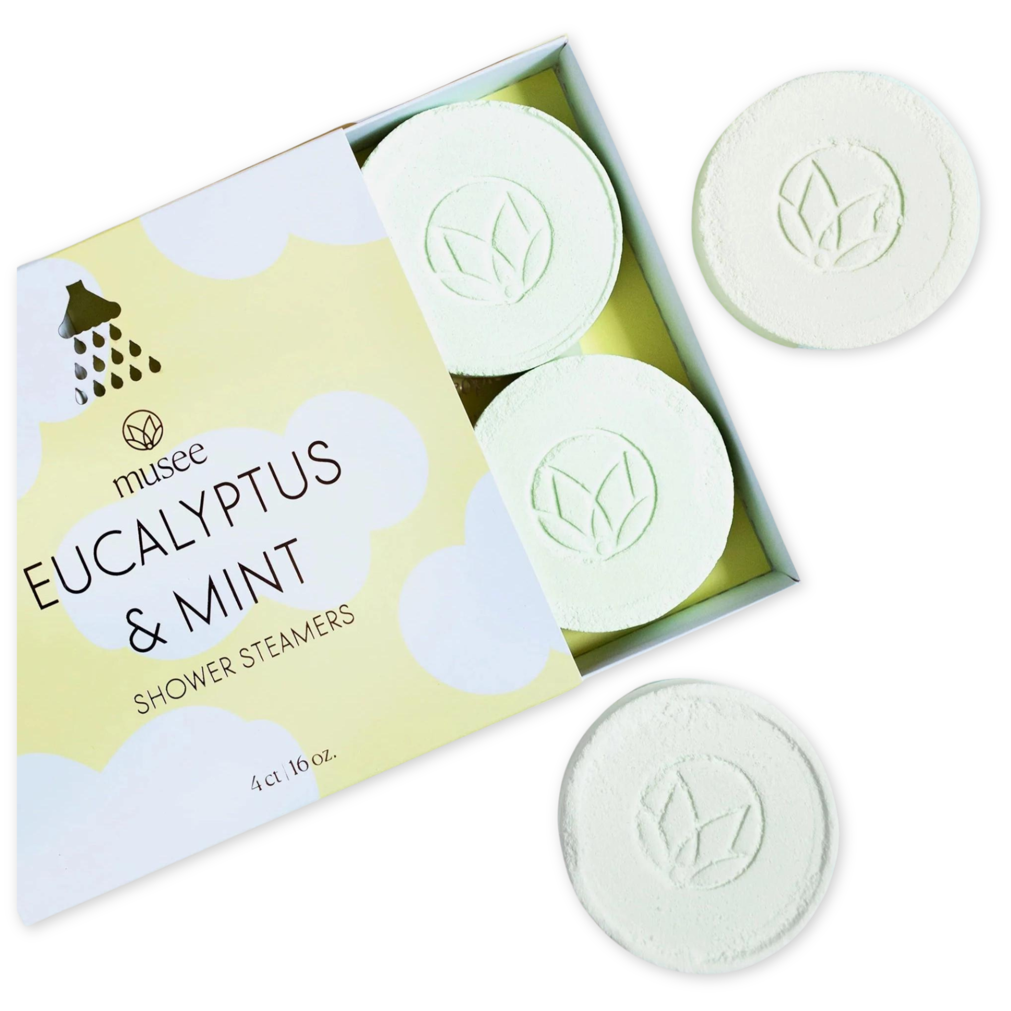 eucalyptus and mint essential oil shower steamers