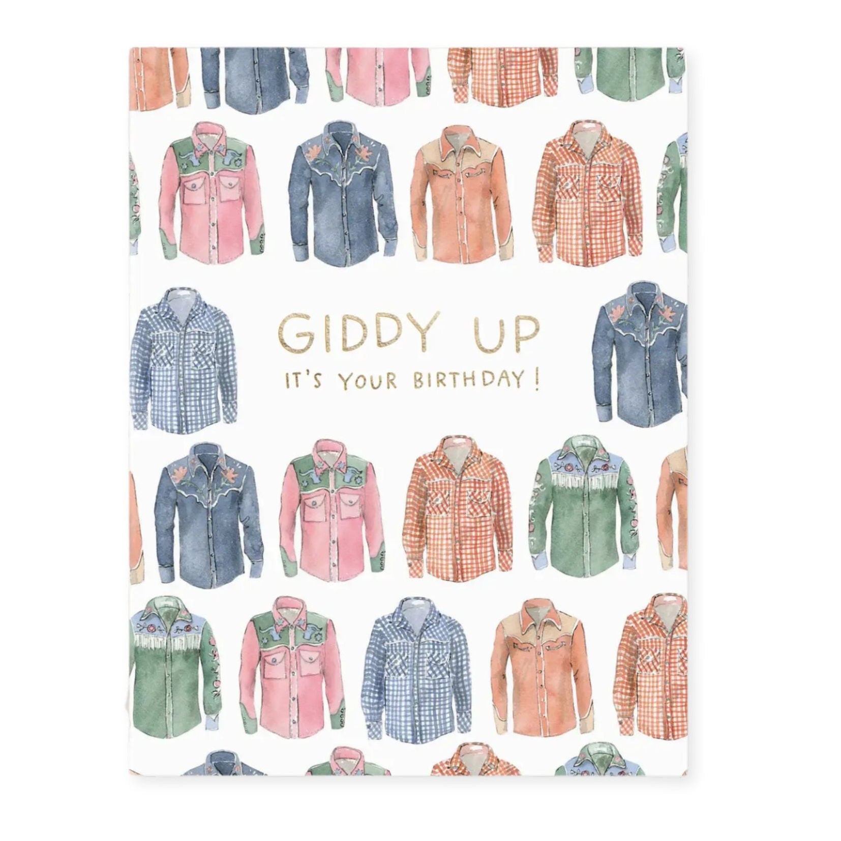 Giddy Up Birthday Card