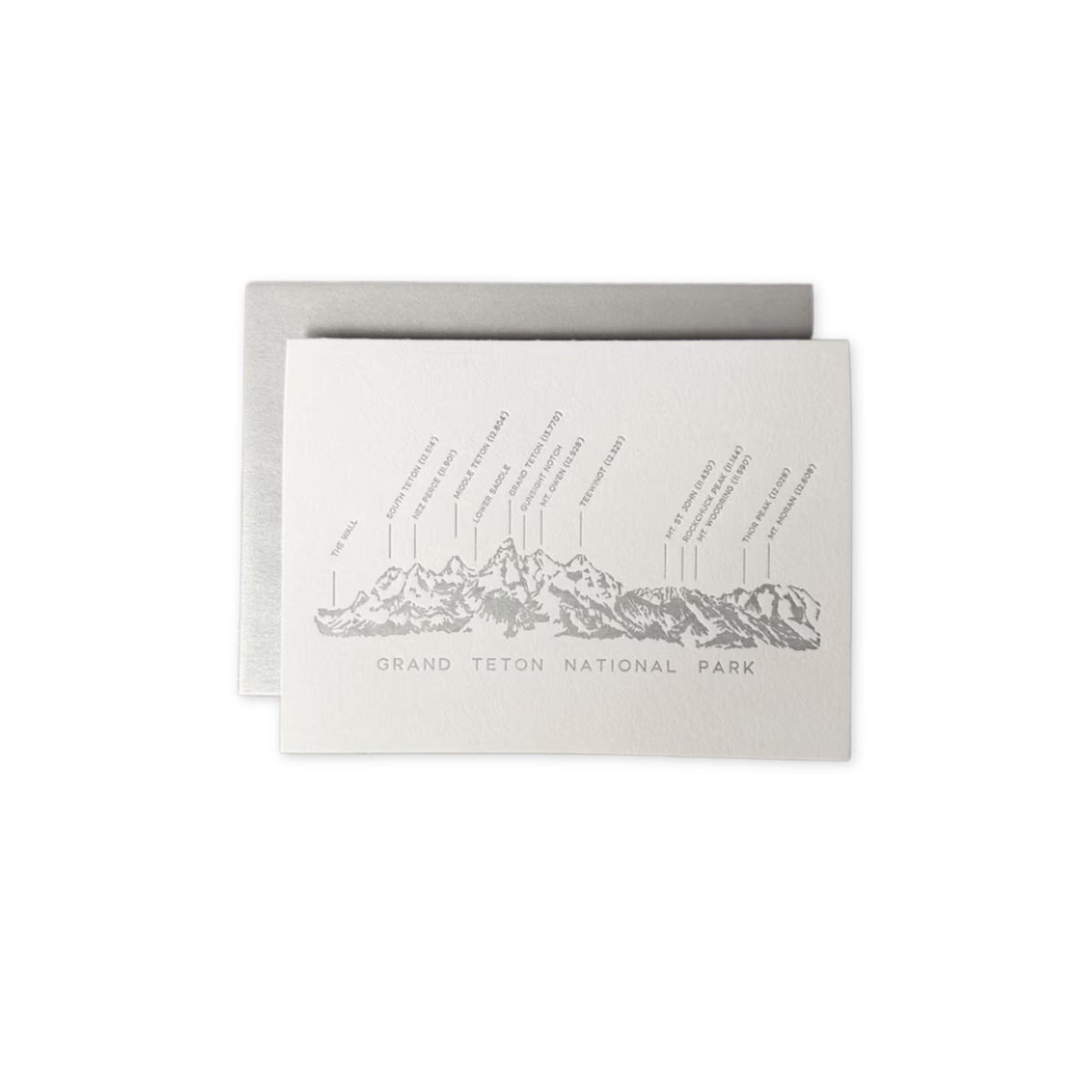 Grand Teton Peaks Card