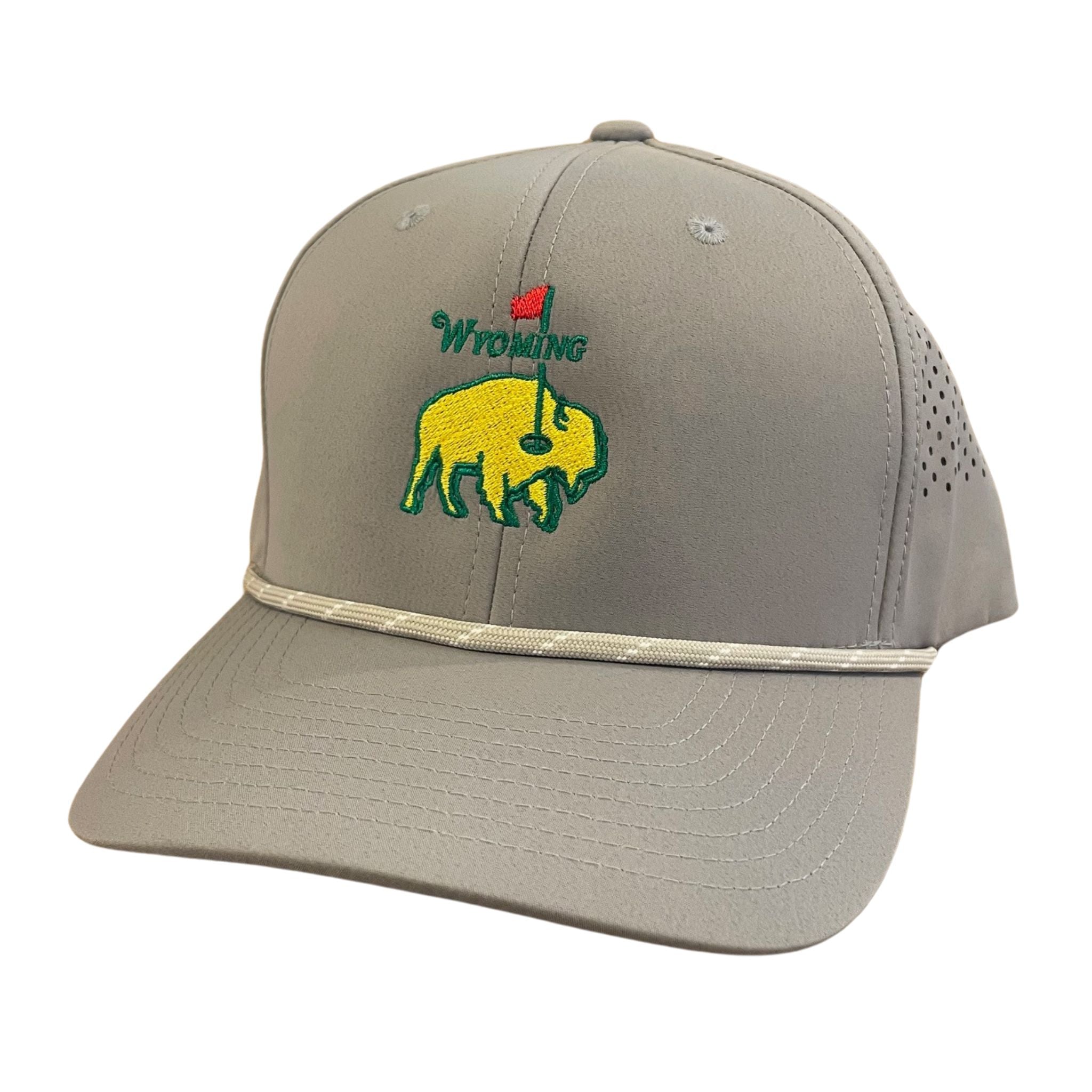 front view of Wyoming golf  hat