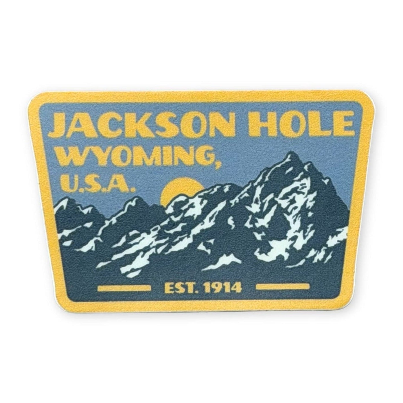 Jackson Hole Wyoming Mountain Sticker
