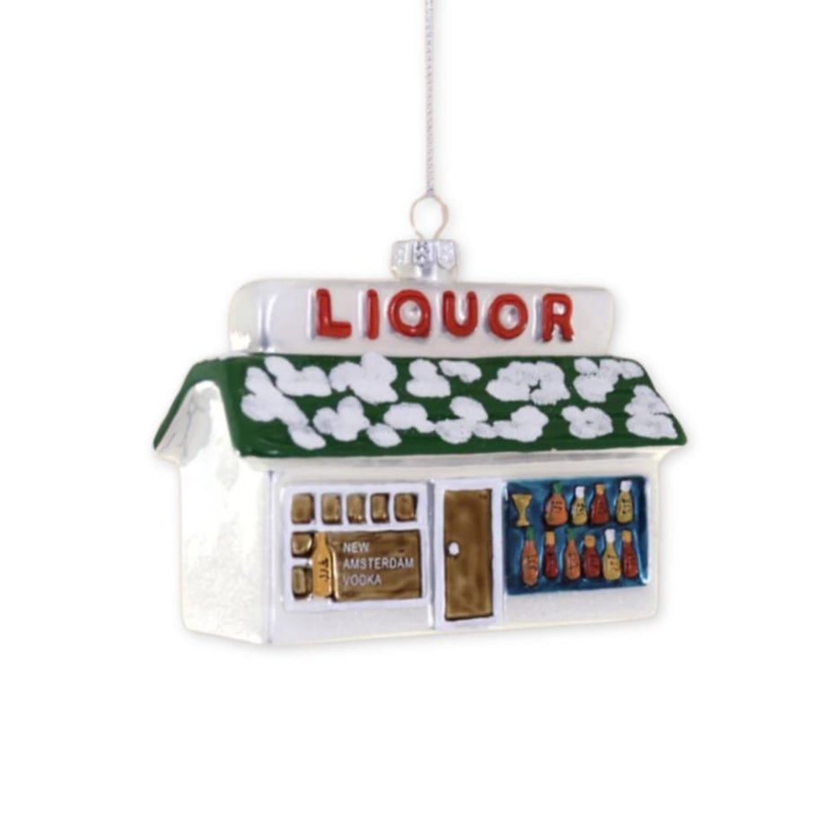 Ornament Shaped Like a Liquor Store