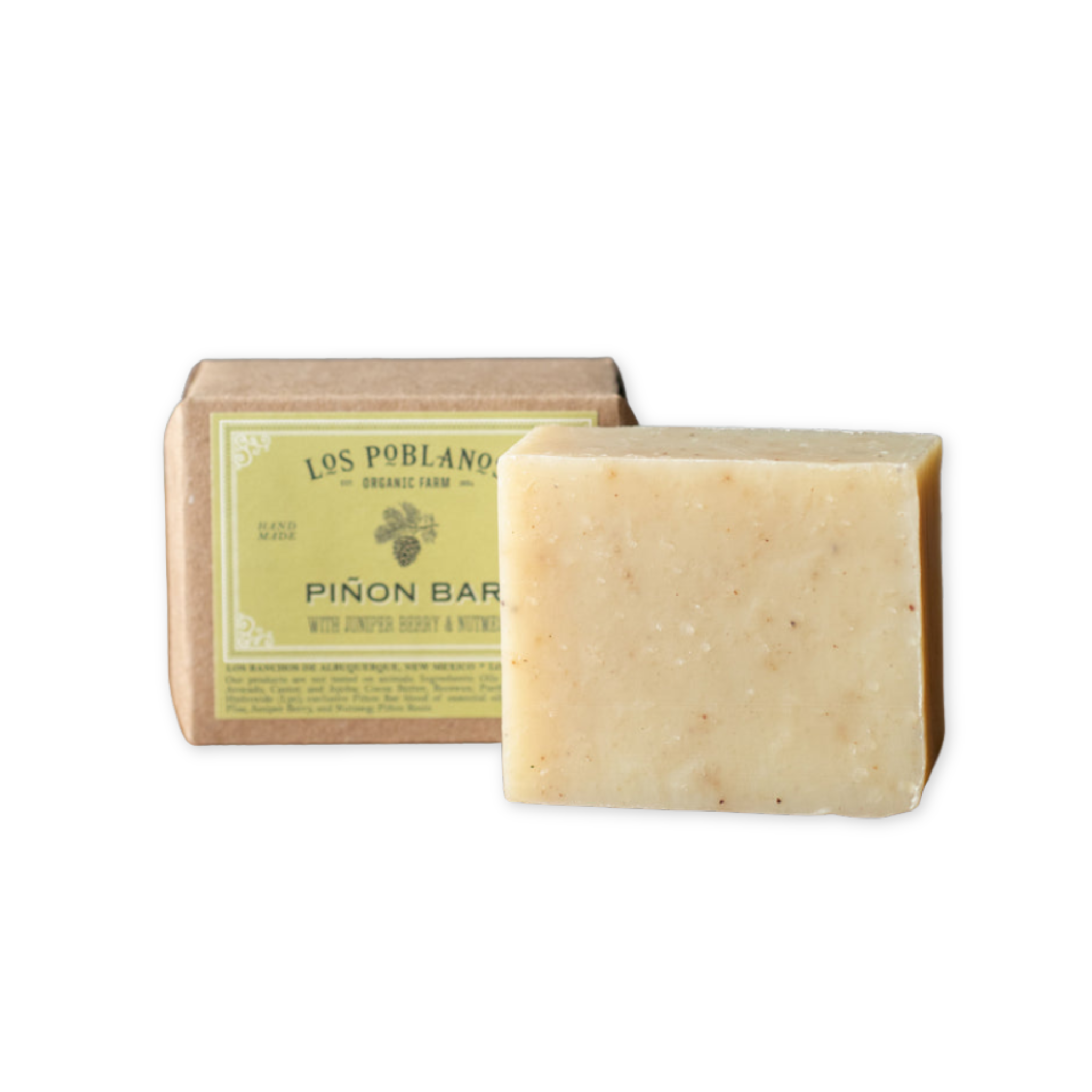 all natural pinon fir juniper cypress and nutmeg scented bar soap