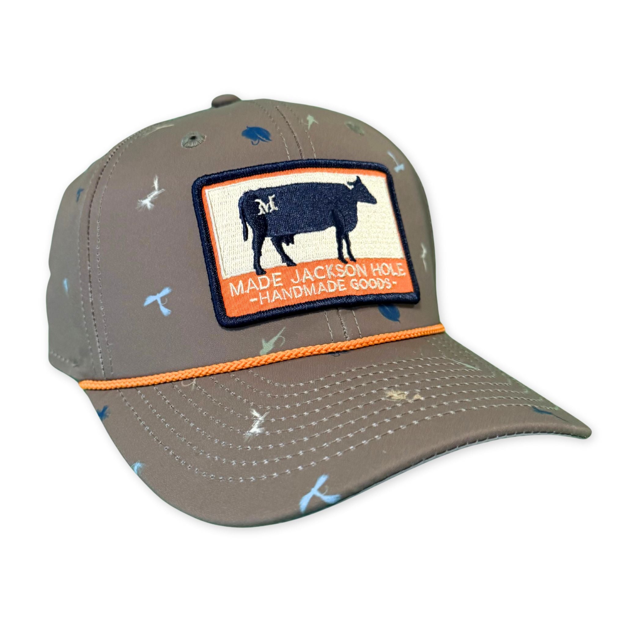 MADE Branded Cow Nylon Fly Trucker