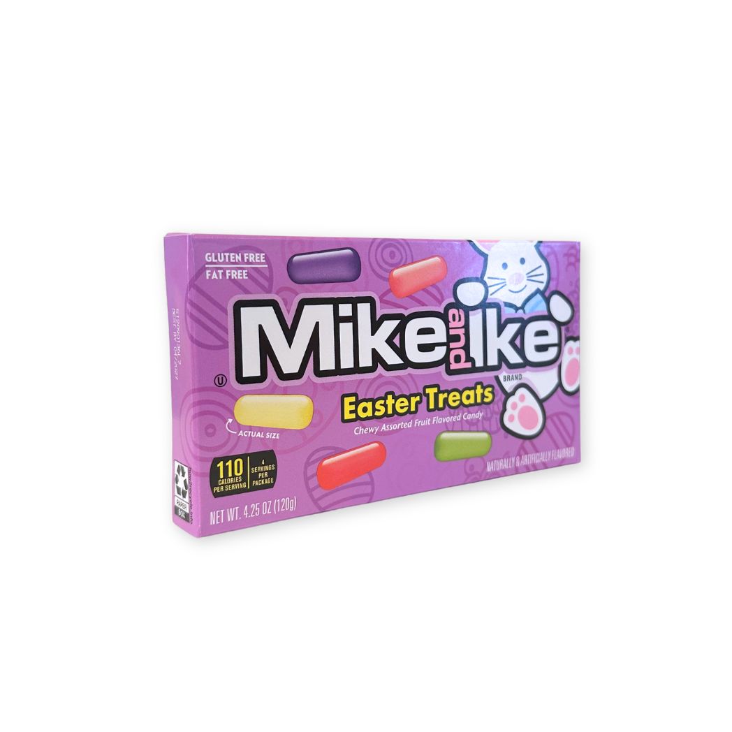Box of Mike and Ike Easter Treats on a white background
