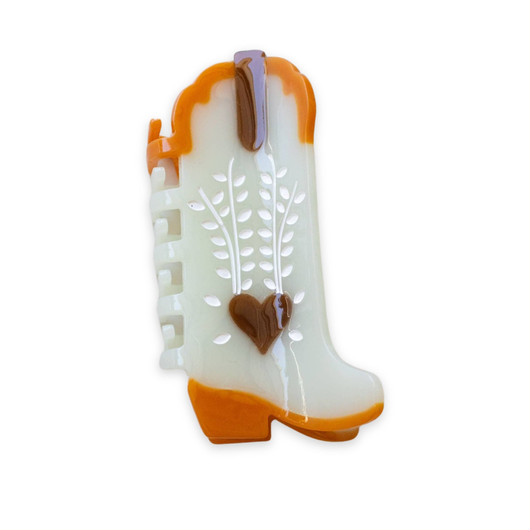 Sweet Heart Cowboy Boot Hair Clip