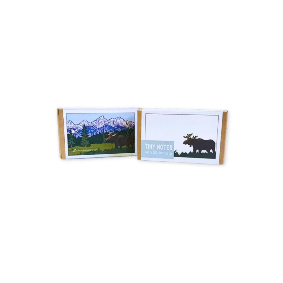 Notecards with Moose and Mountains