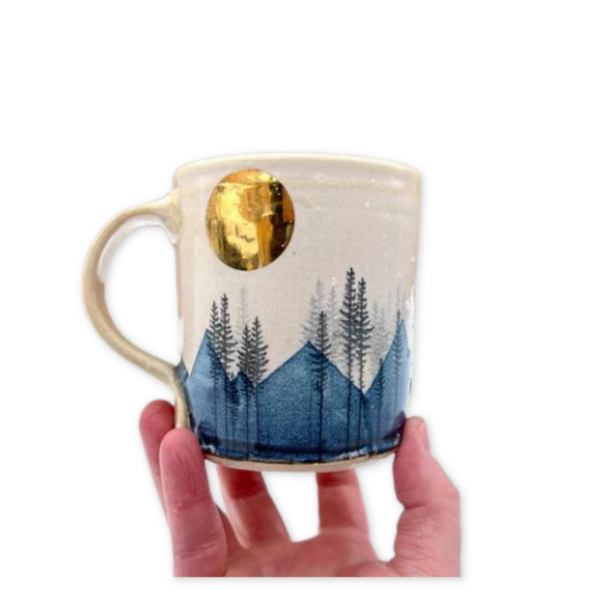 amazing coffee mugs for people who like mountains Mountain Tree Line Mug