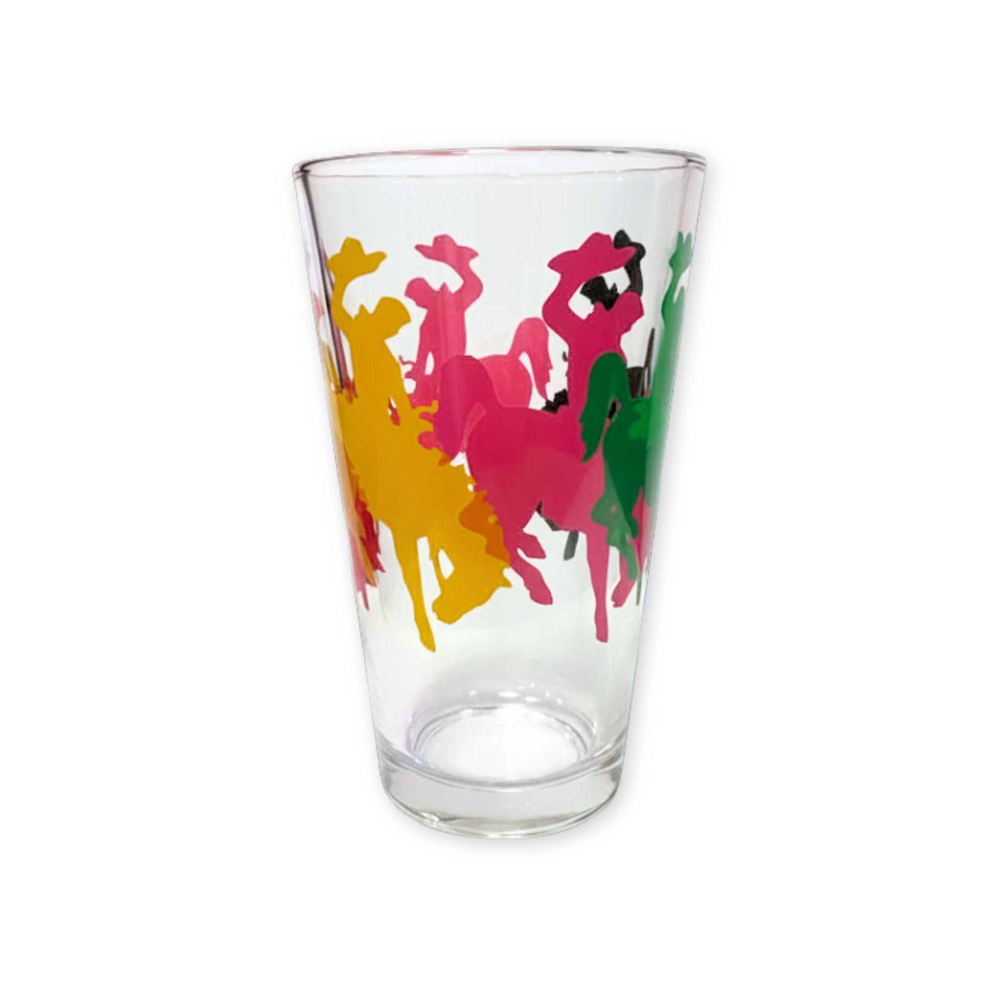Multi Print Bronco Pint Glass