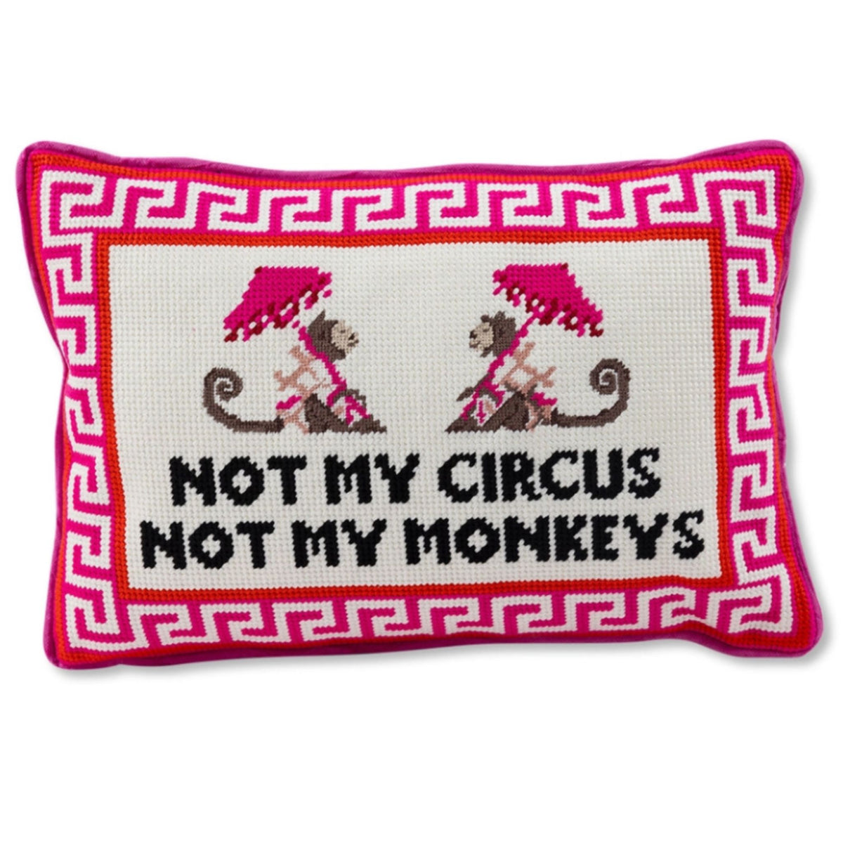 Needlepoint pillow
