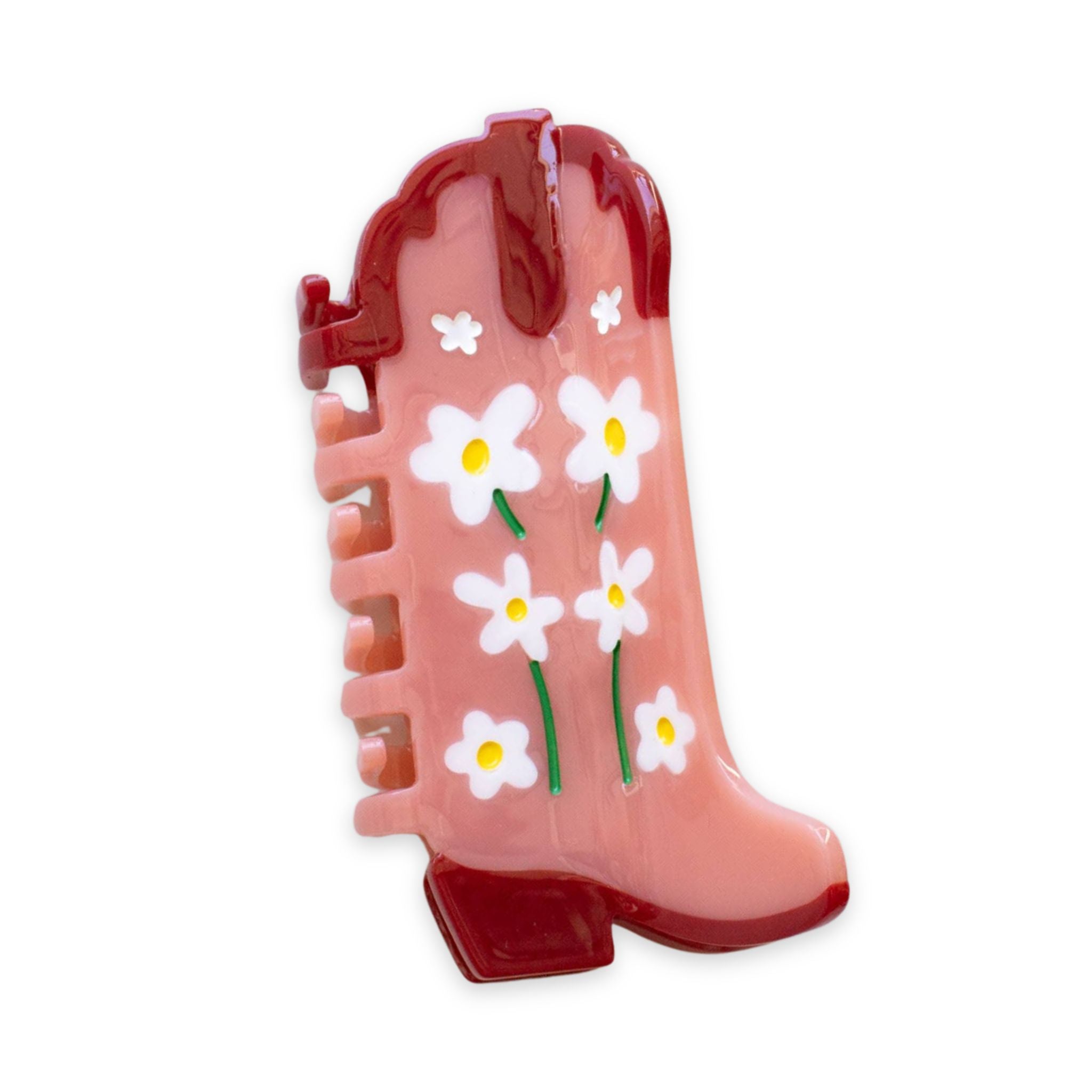 Daisy Cowboy Boot Hair Clip