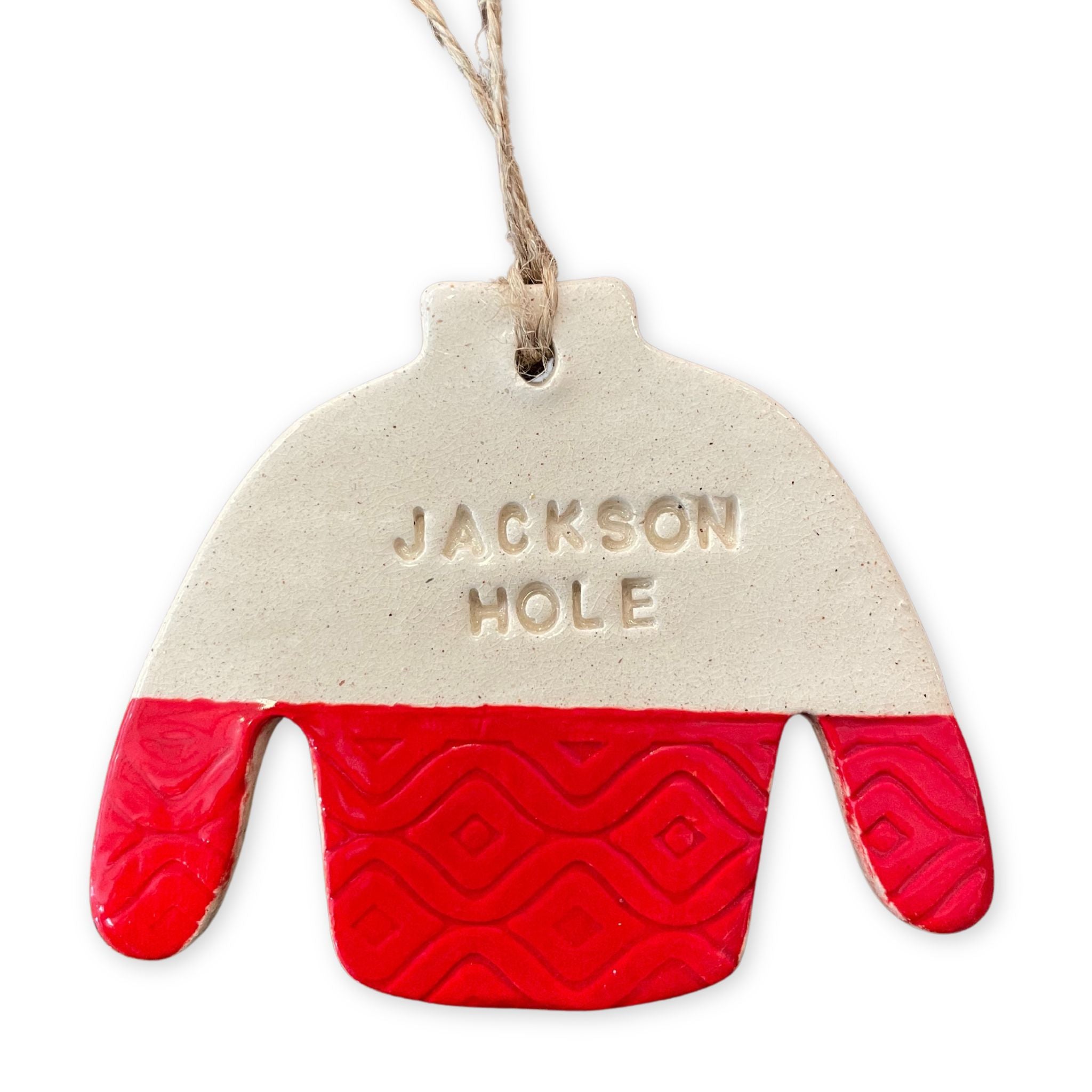 Jackson Hole Ski Sweater Ornament