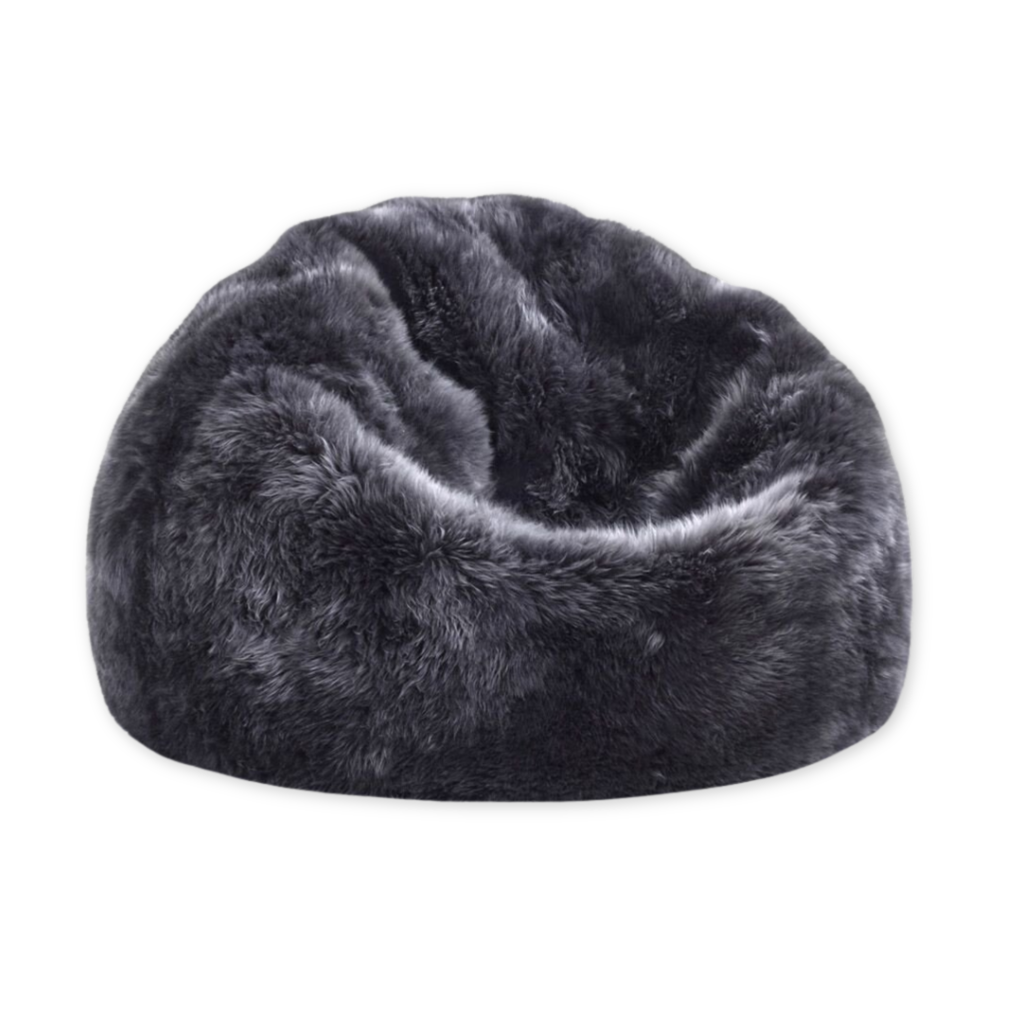 modern sheepskin bean bag