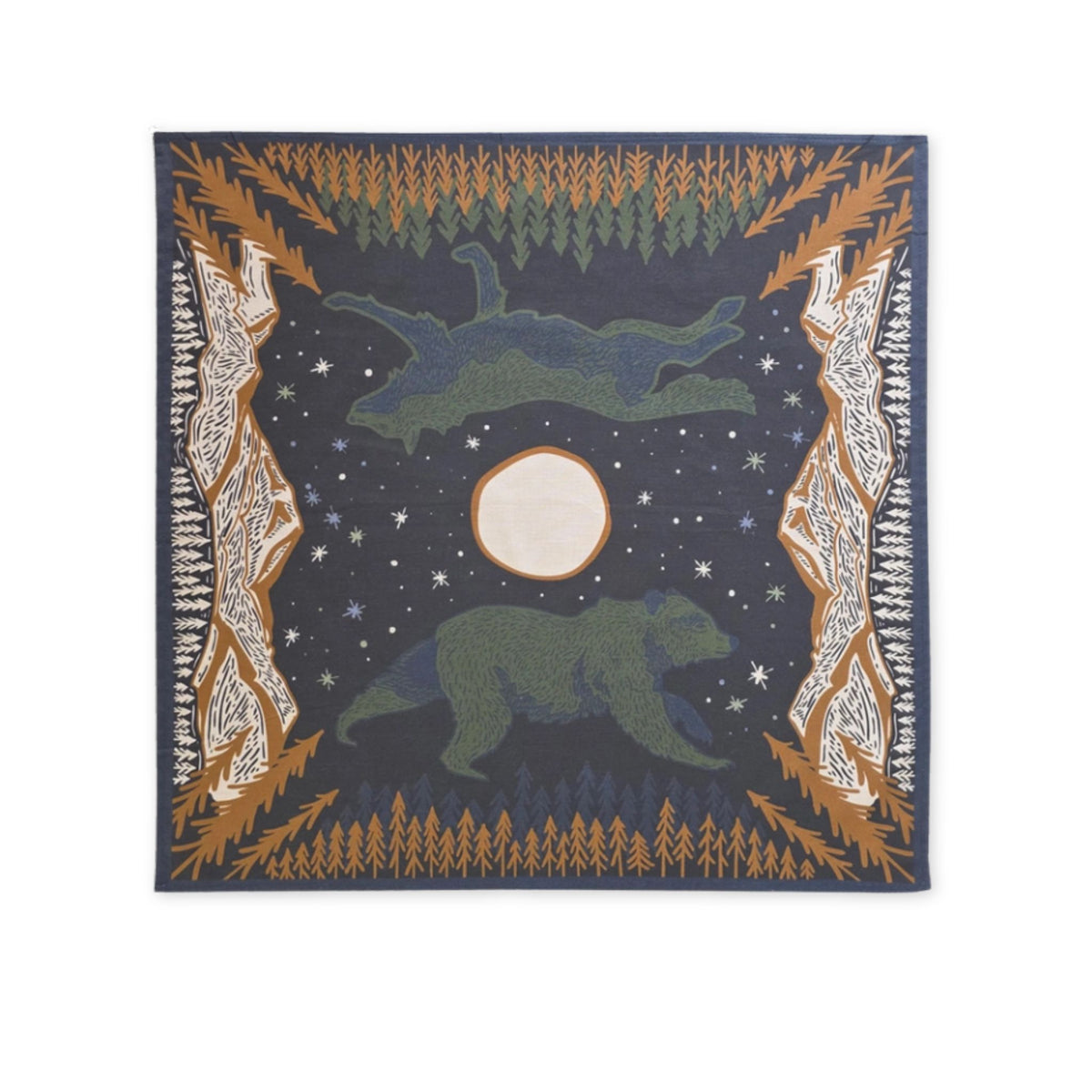 Solstice inspired cotton bandana