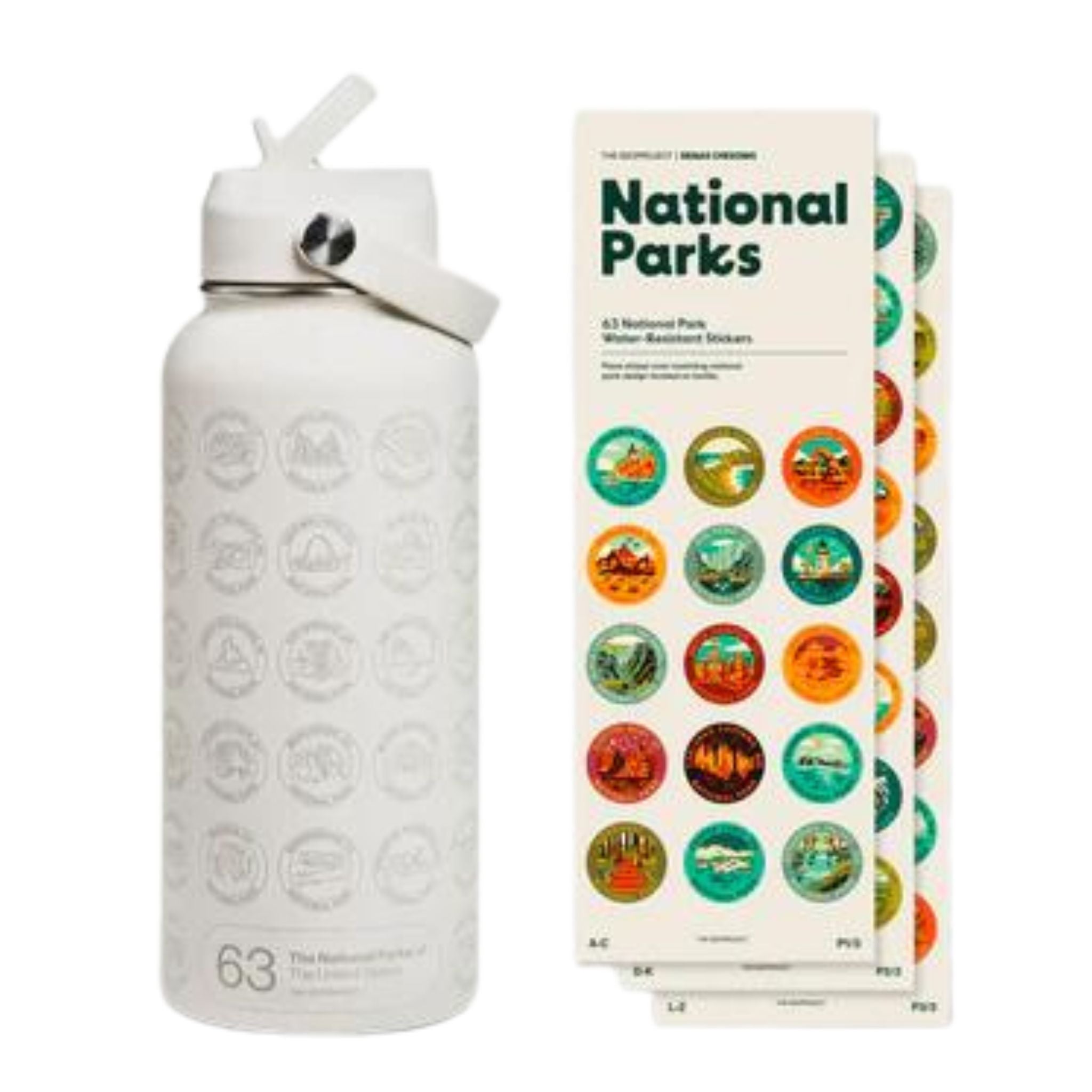 National Park Sticker Bottle