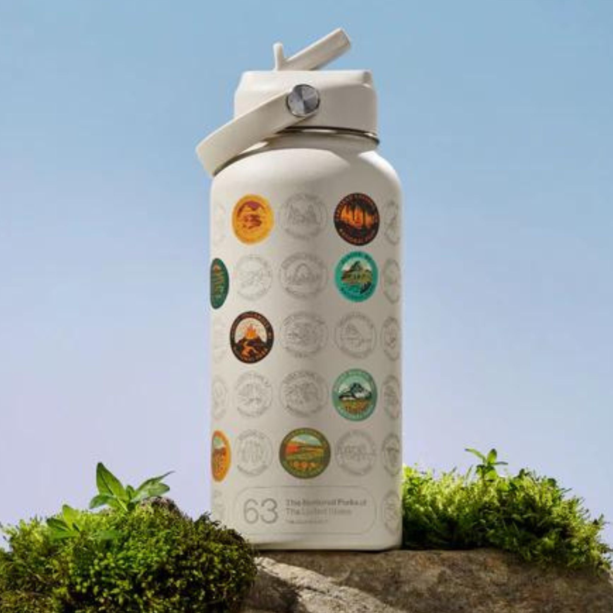 National Park Sticker Bottle