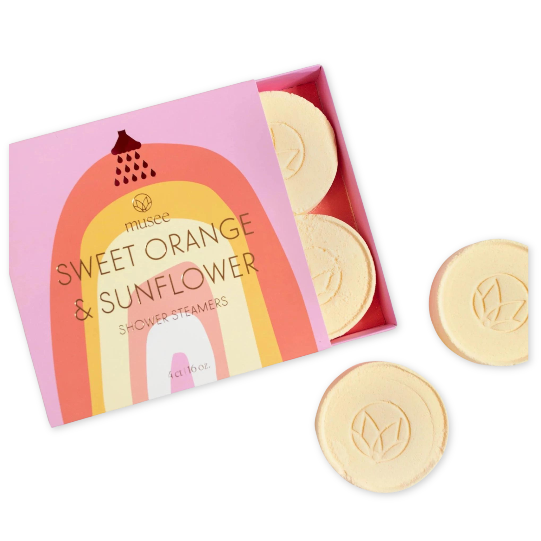 citrus and floral essential oils shower steamers