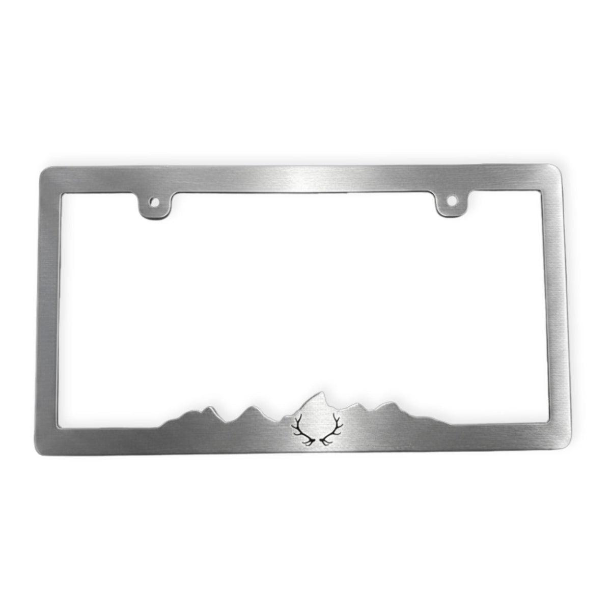 Teton License Plate Frame - Antler