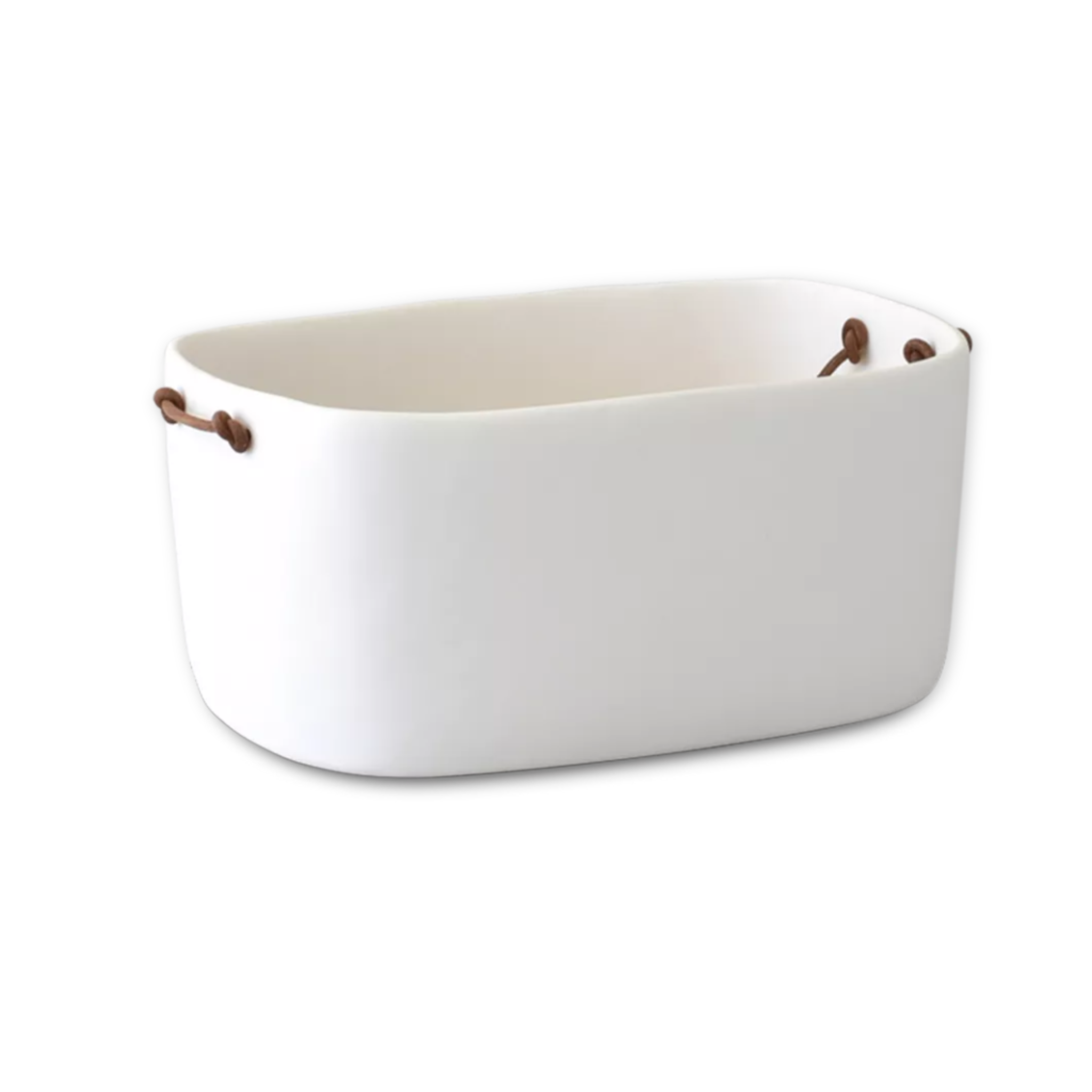 handmade large resin bucket with leather handles