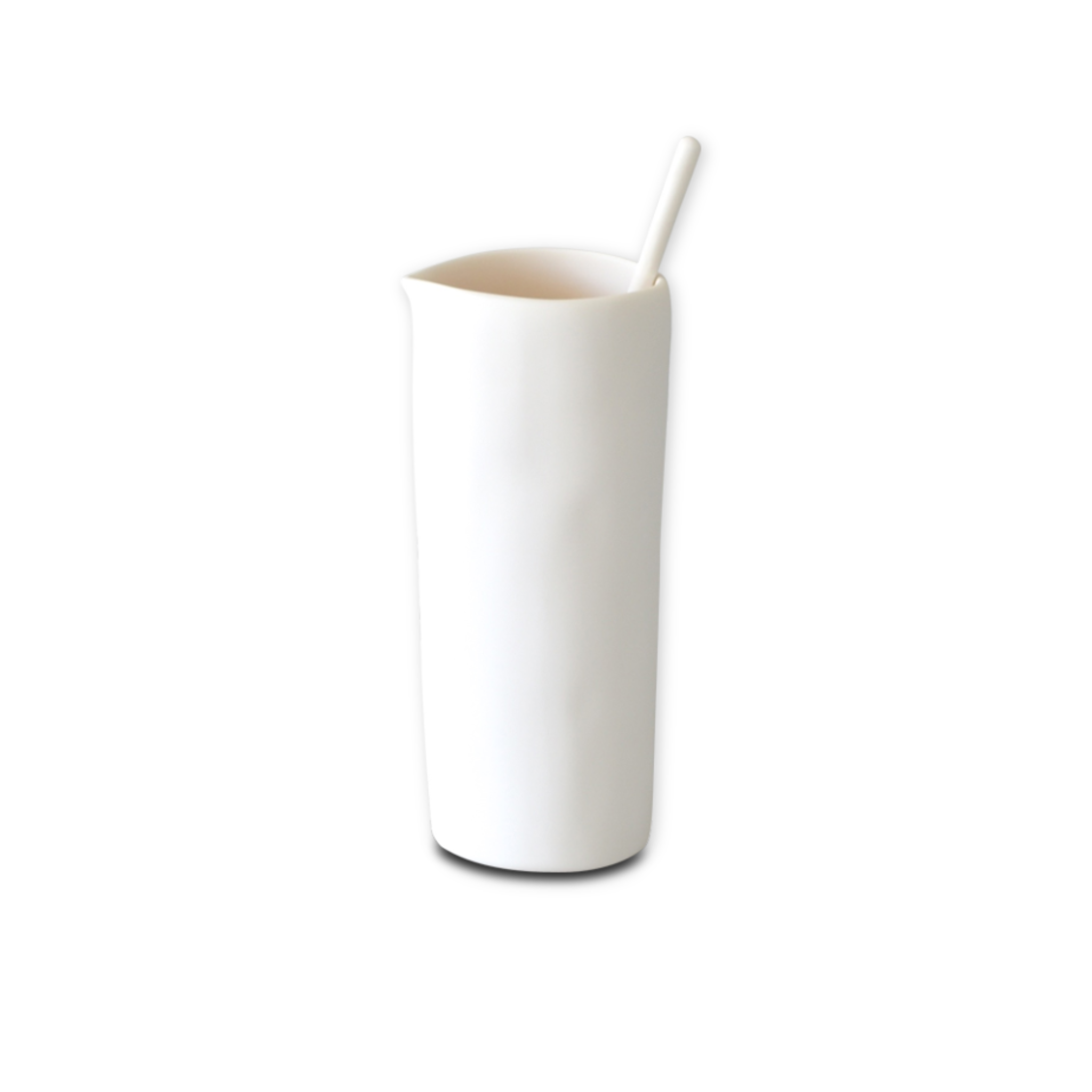 resin pitcher with  swizzle stick