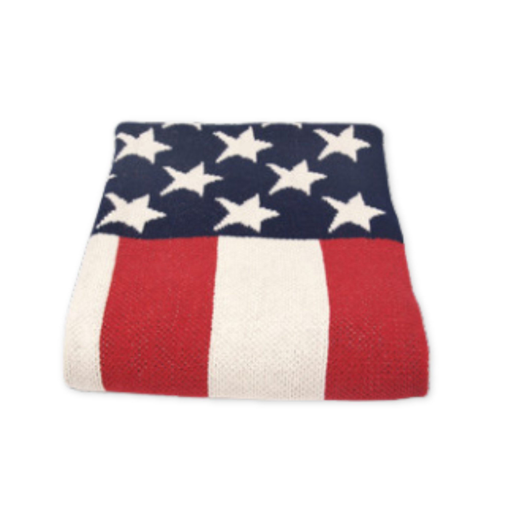 cotton blanket with us flag design