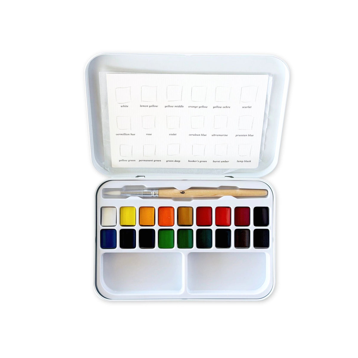 Watercolor paint set