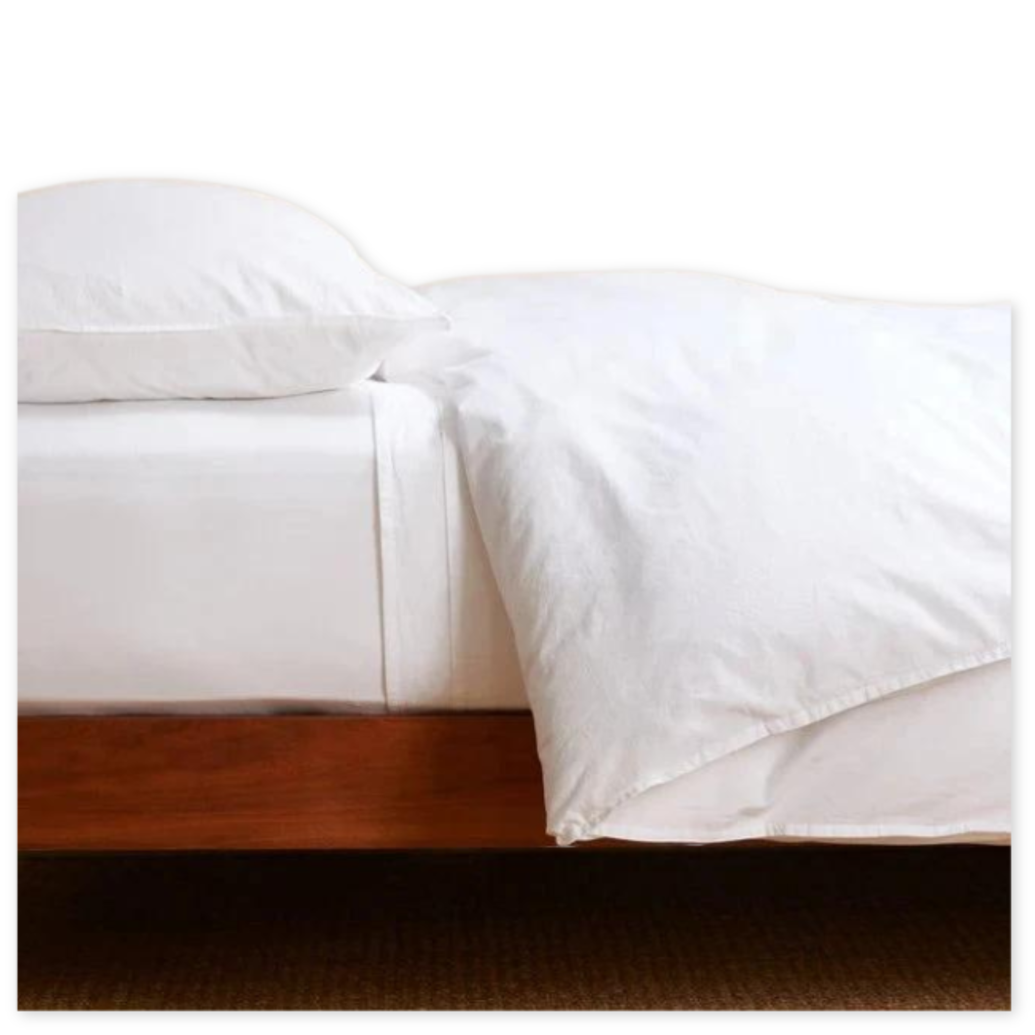 white cotton duvet cover