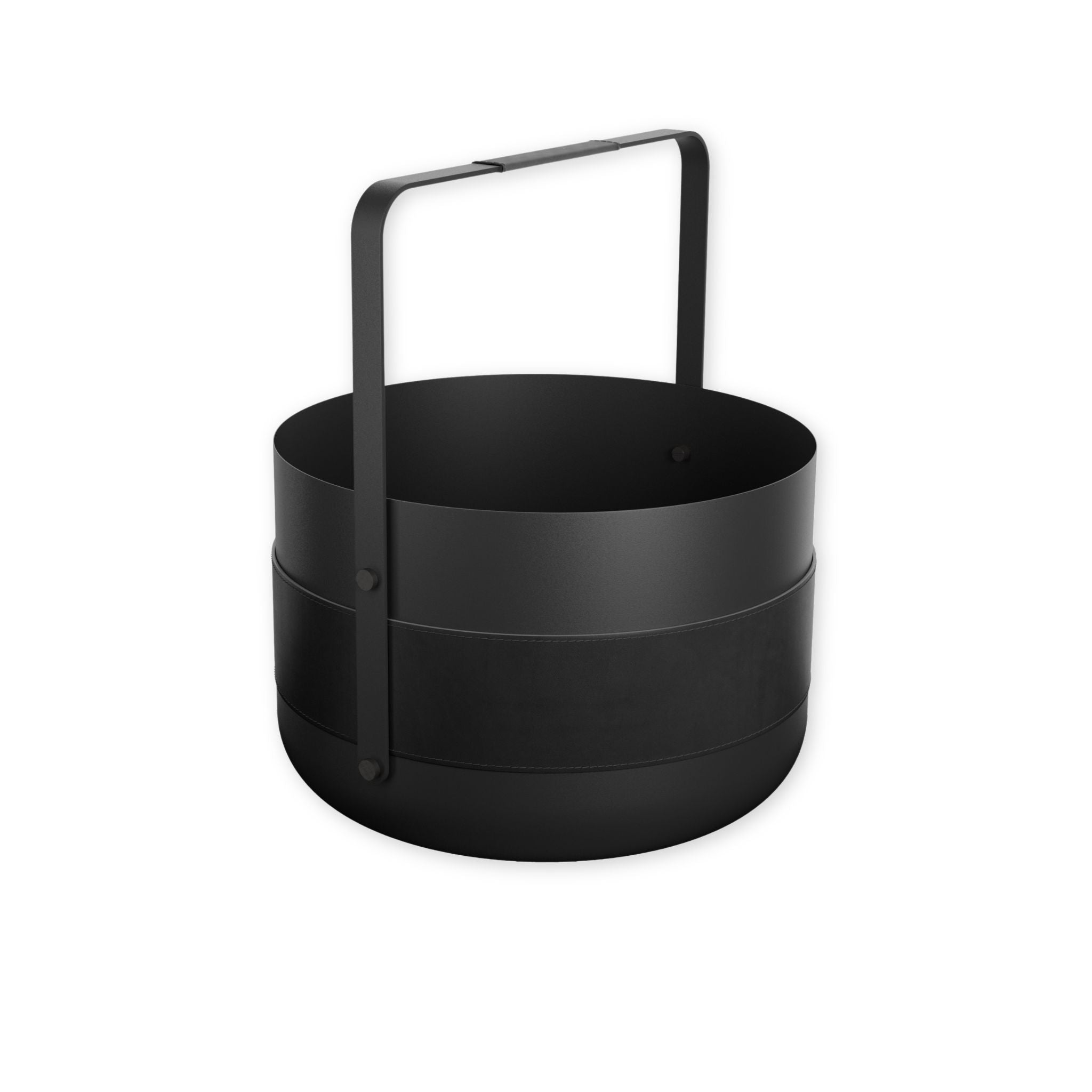 Wood Basket - Noir