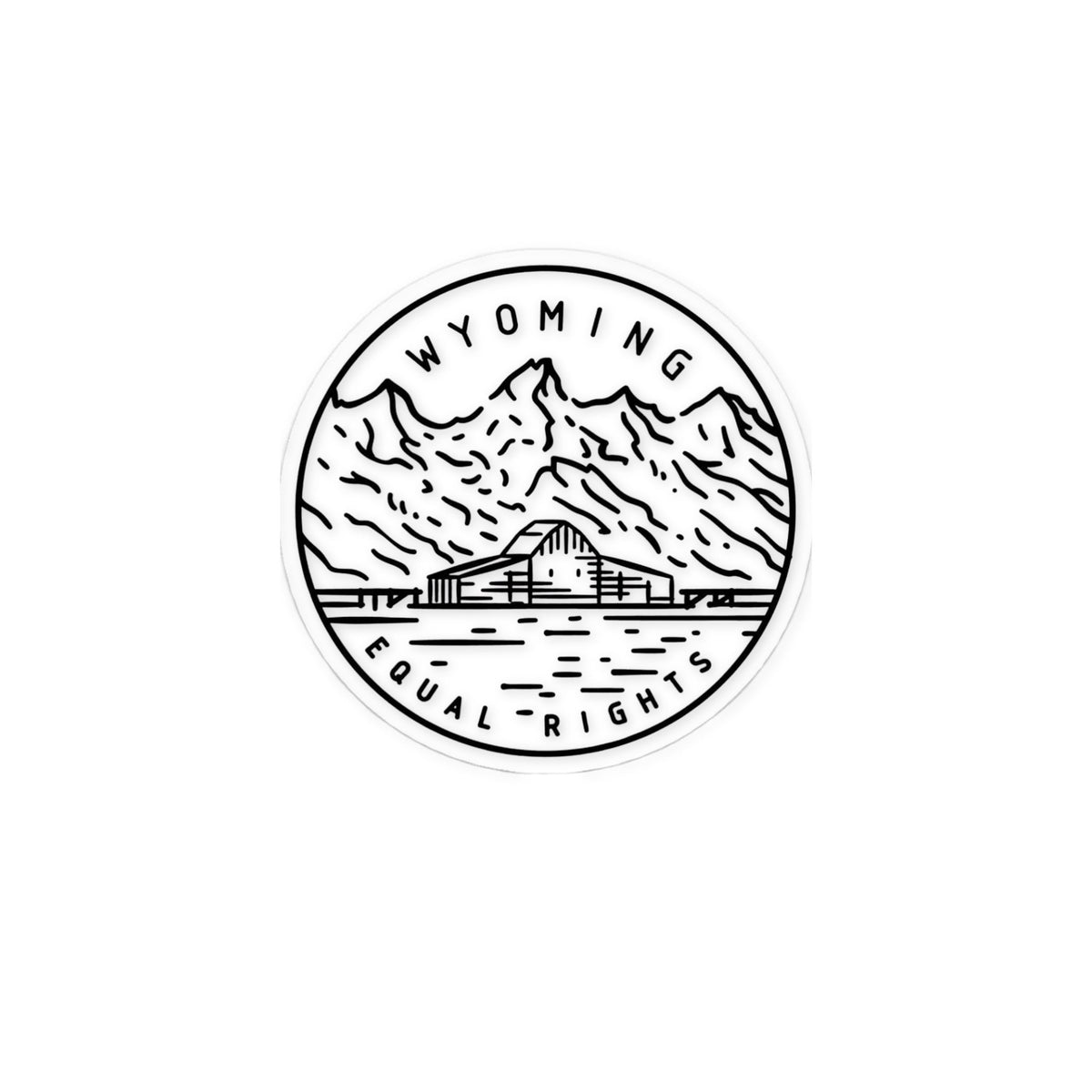 Wyoming Sticker