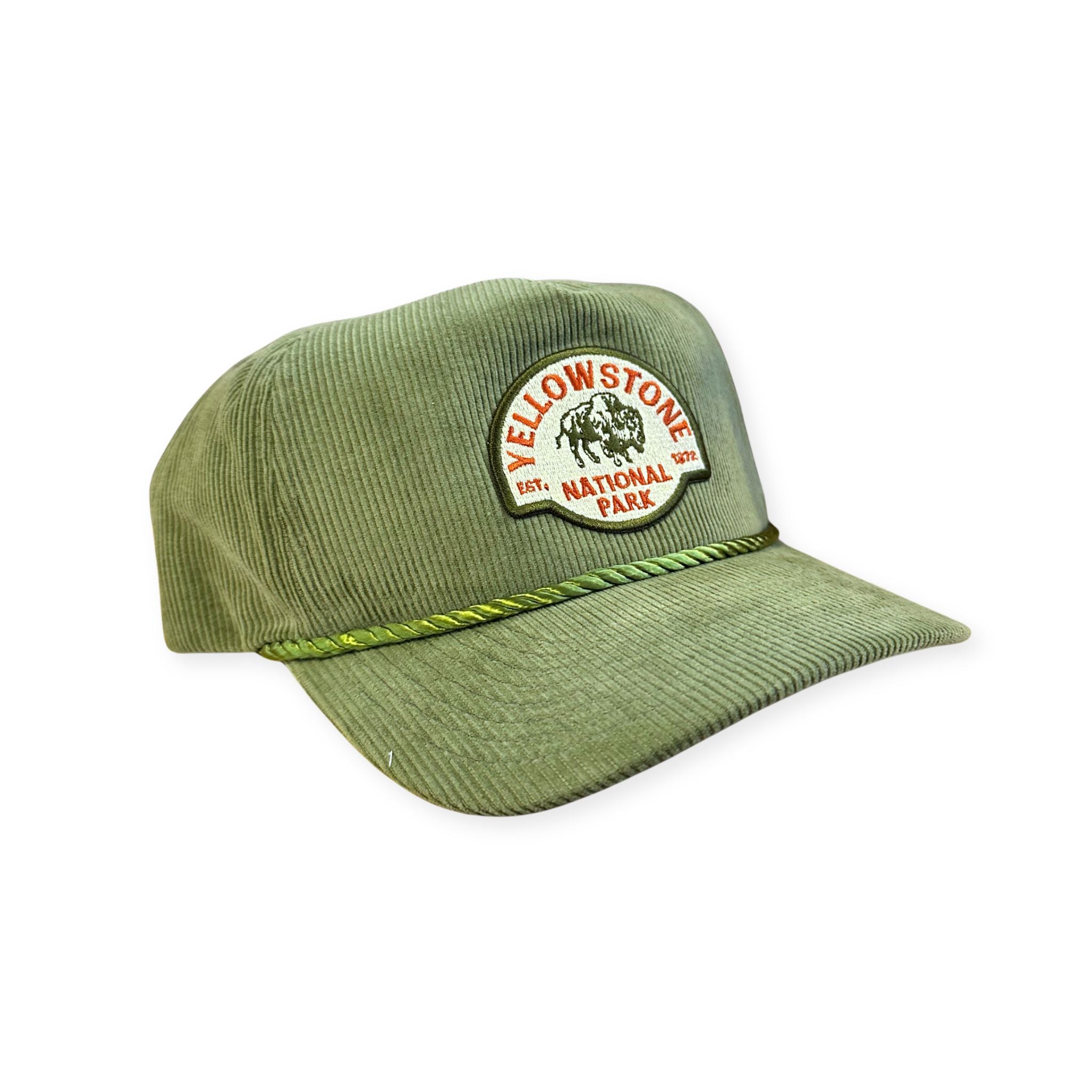 Yellowstone Bison Patch Corduroy Hat