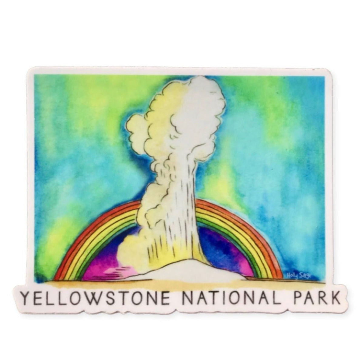 Sticker of old faithful
