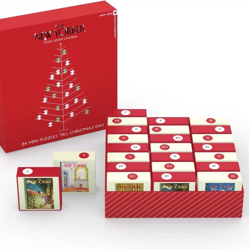 New Yorker Advent Calendar - Set of 24 Mini Puzzle