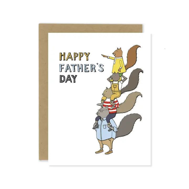 Squirrel Father's Day Card