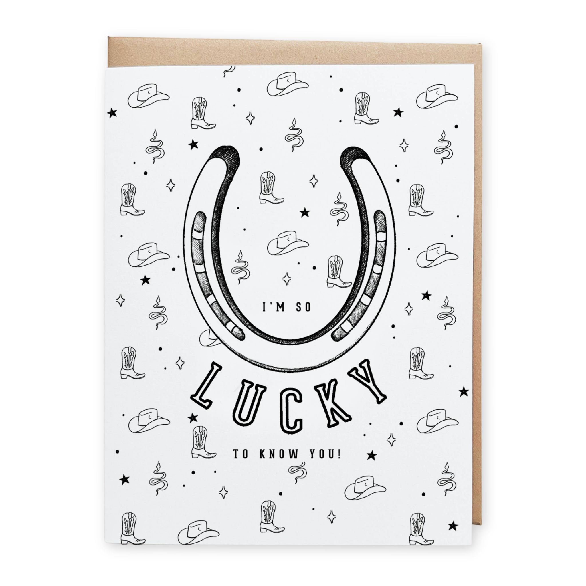 Lucky to Know You Card