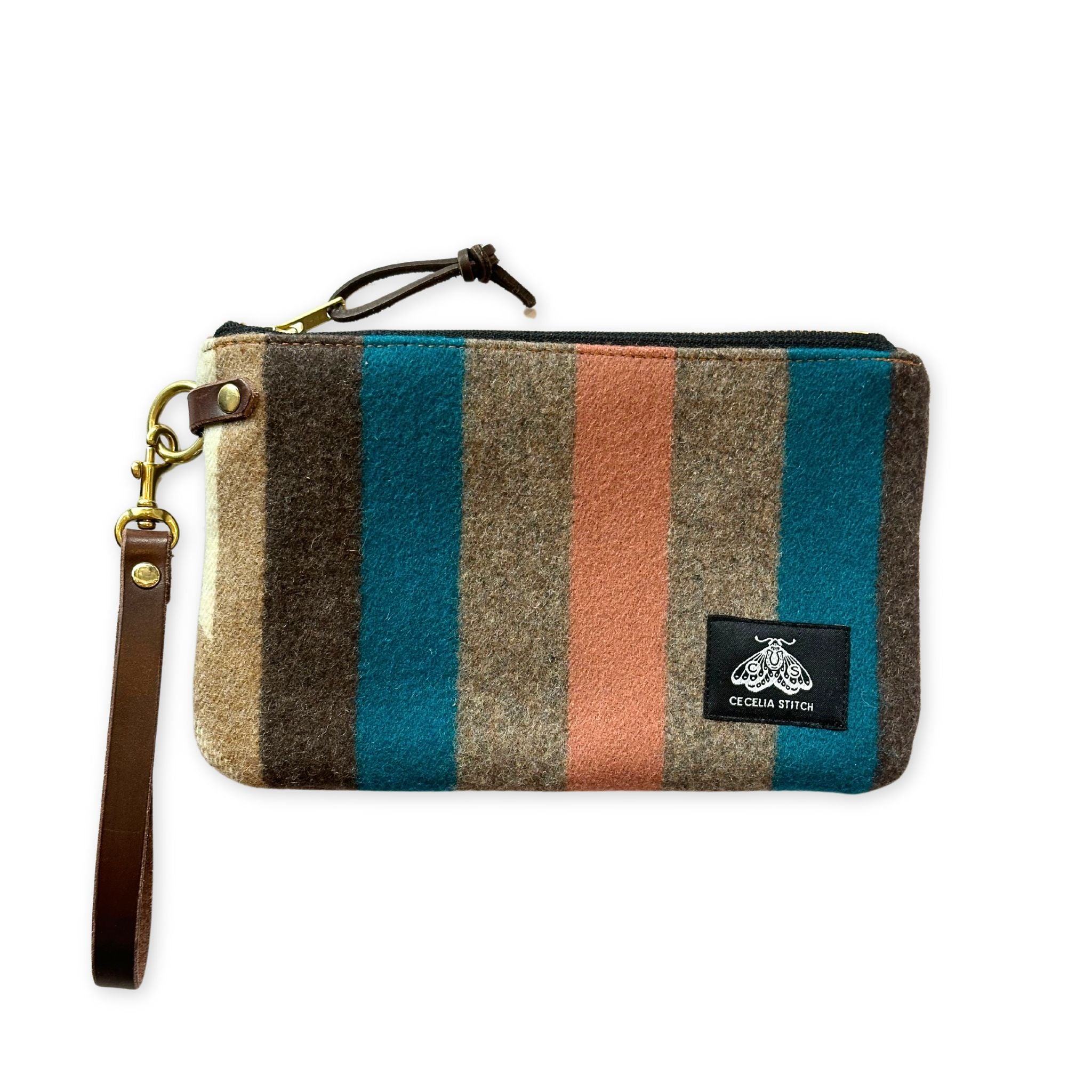 Timberline LTD 2024 Pendleton wool handmade wristlet/clutch purse.