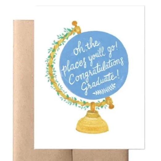 places to send your grad cards Graduation Globe Card