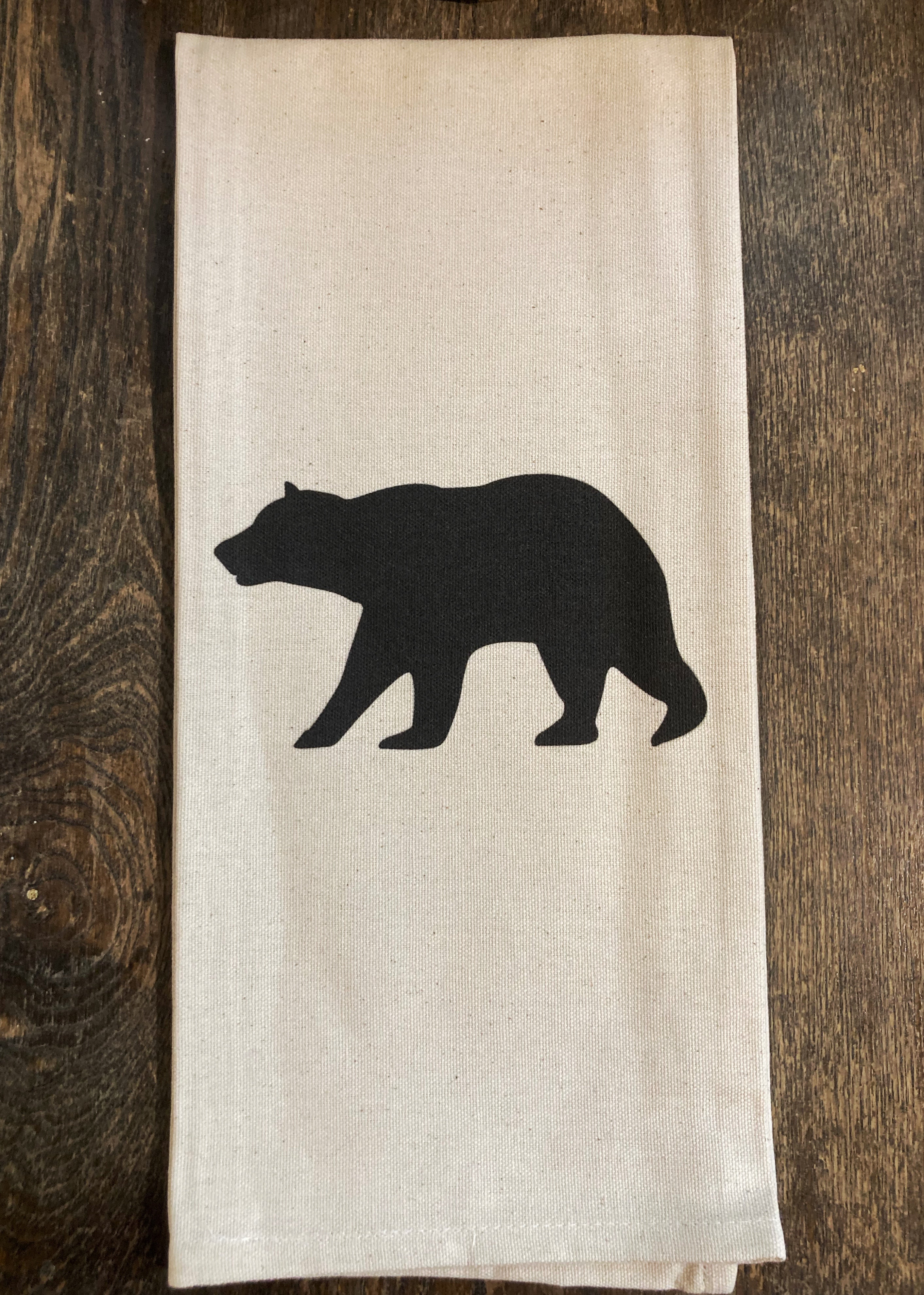 Black bear hand online towels