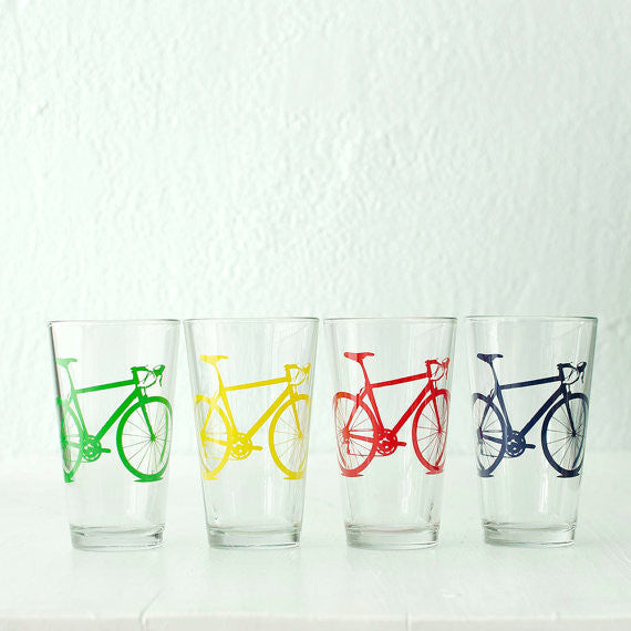 Vital Bike Pint Glasses - Thumbnail 2